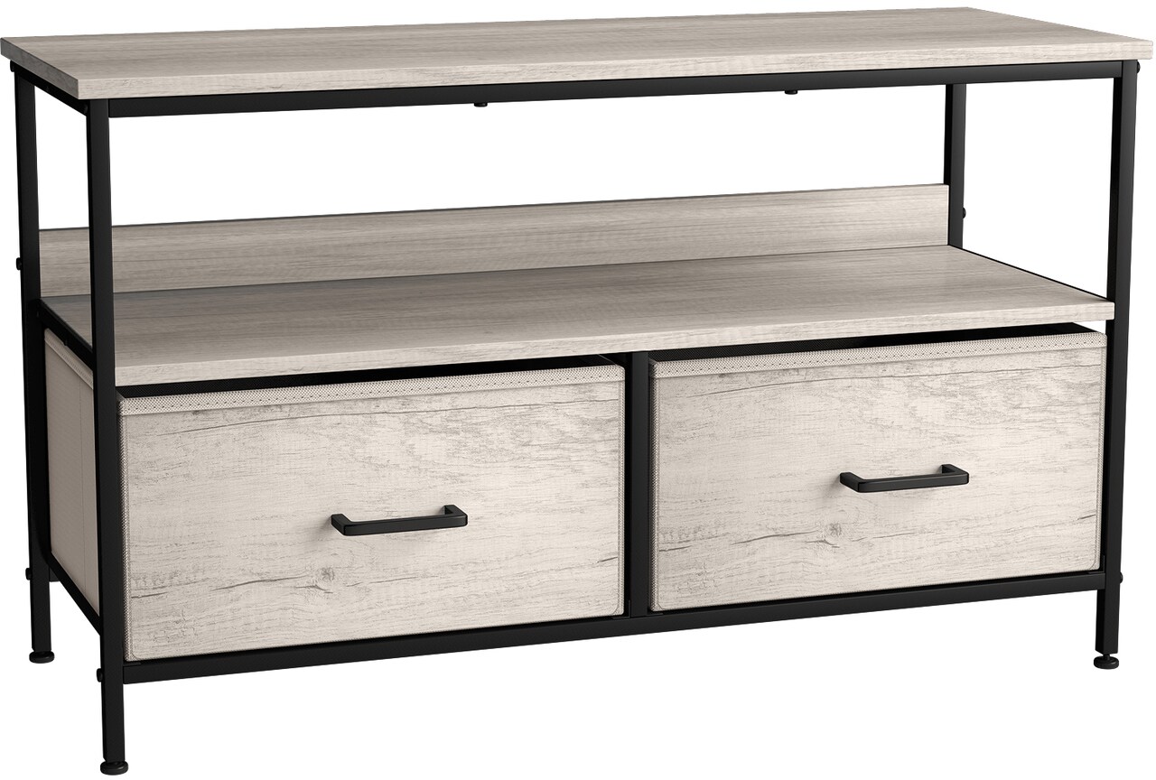 Sorbus TV Stand Dresser with 2 Drawers - Television Riser Chest with Storage - Bedroom, Living Room, Closet, & Dorm Furniture